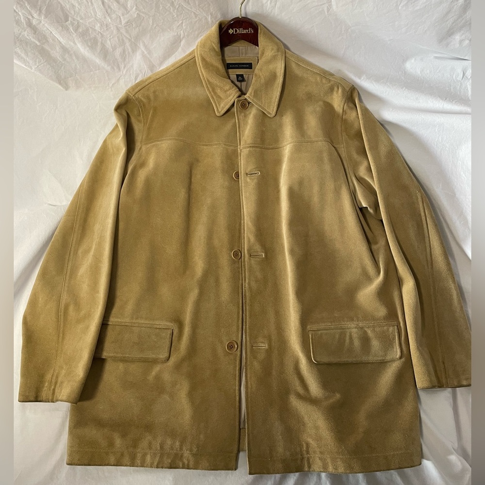 Banana Republic men’s 3/4 length suede jacket